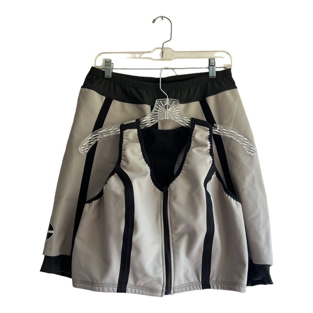 Bomber Gear Watersports Women's Short  & Top Size X L  Grey Black Waterproof